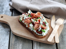 Bruschetta à la Fourme d'Ambert