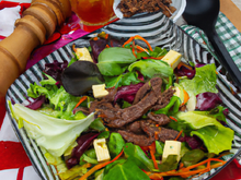 Salade de paleron de bœuf maison