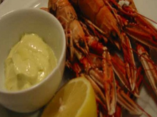 Langoustines en aïoli