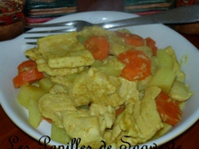 Colombo de poulet léger et épicé