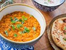 Dahl de lentilles corail au Cookeo