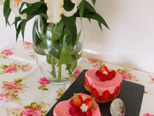 Cheesecake sans cuisson à la fraise