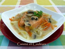 Blanquette d'endives au saumon de Norvège