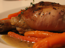 Cuisse de dinde aux carottes