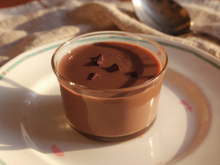 Mousse au chocolat sans beurre et sans œuf