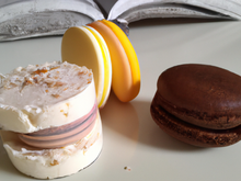 Bûche coco et macaron