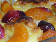 Gratinée d'anglaise aux fruits caramélisés
