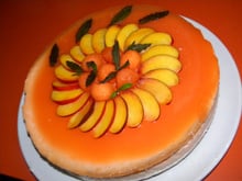 Bavarois vanille et melon