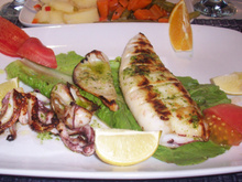 Calamar à la plancha