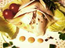 Papillote de dinde et comté