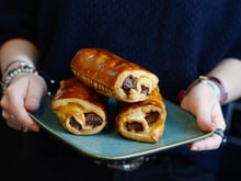 Pain au chocolat express au Kinder Bueno