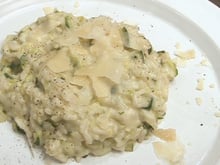 Risotto crèmeux aux courgettes