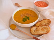 Soupe de lentilles corail rapide