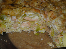 Lasagnes saumon-poireau