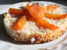 Gâteau de riz à l'abricot