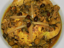 Tajines poulet, olives et citron confit
