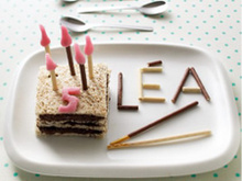 Le gâteau d'anniversaire personnalisé