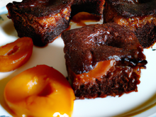 Moelleux au chocolat et aux abricot
