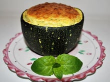 Soufflé de courgettes au comté