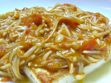 Steaks de Tofu à la sauce beurre-sauce soja