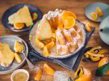 Massepain aux amandes et fruits confits