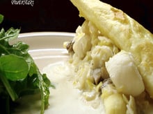 Feuilleté de Pétoncles aux Poireaux et aux Champignons