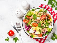 Salade de tomates au thon