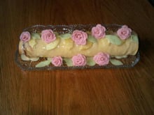 Bûche aux pommes maison
