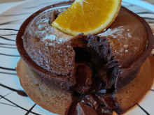 Soufflé au chocolat et à l'orange