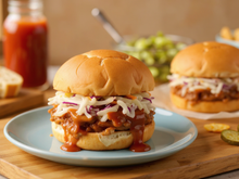 Pulled pork Burger ou burger au porc effiloché