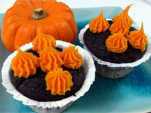 Marbrés choco-potimarron façon cupcakes