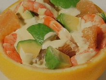 Délice de pamplemousse farci