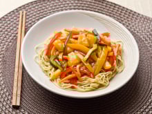 Wok de légumes sauce aigre-douce