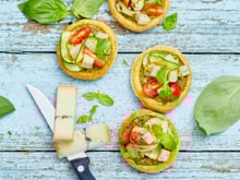 Tartelettes du soleil au Morbier