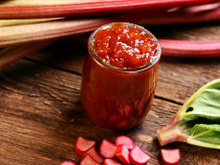 Confiture de rhubarbe et prunes