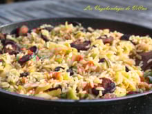 Riz au chorizo et poivrons