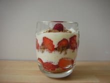 Tiramisu léger fraises spéculos