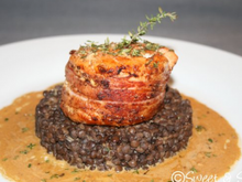 Tournedos de saumon sauce au vin blanc