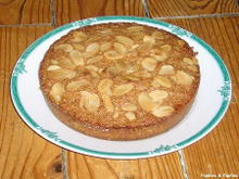 Gâteau à la pate d'amande