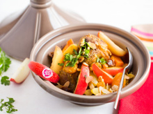 Tajine d'agneau aux pommes Pink Lady® & fruits secs