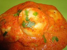 Raviolis à la ricotta au coulis de poivrons