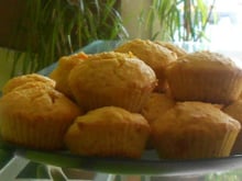 Muffins kaki noisette