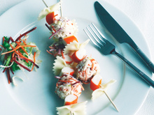 Les brochettes des p'tits marins aux bâtonnets Saveur Coraya