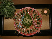 Roulés au saumon fumé