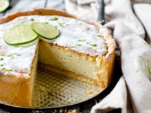 Tarte au riz et au citron