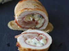Roulé de poulet à la Fourme d'Ambert