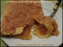 Croustade de sandia cabello de angel (pastèque de cheveux d'ange)