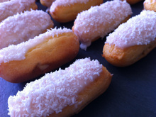 mini éclairs citron vert basilic