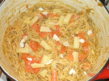 Spaghetti à la truite fumée