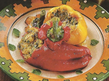 Poivrons farcis à la sicilienne